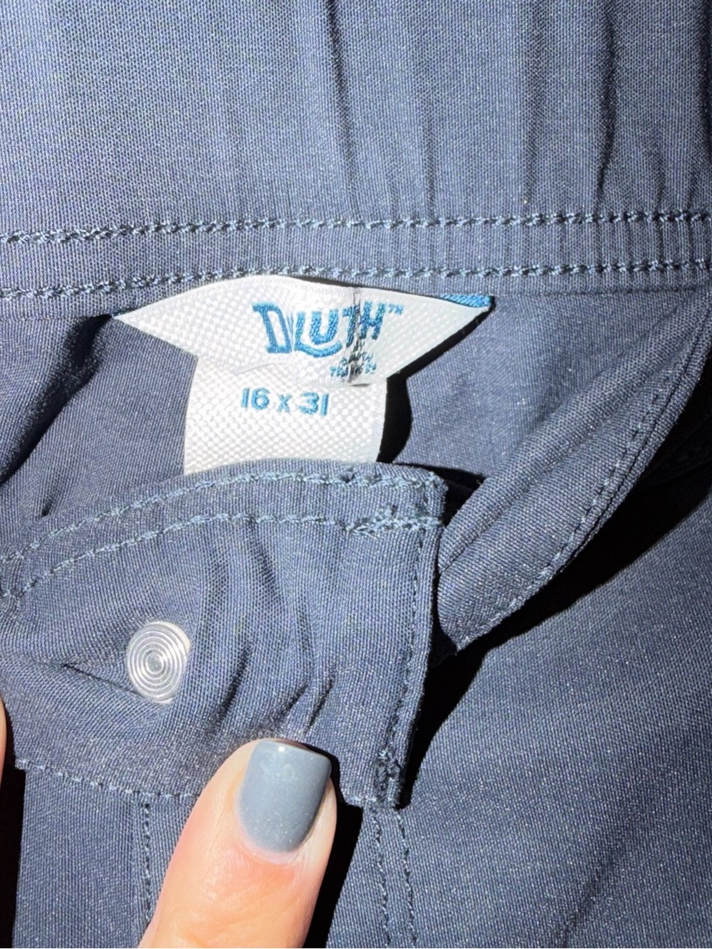 Duluth Trading Co Women’s Blue Hiking Pants 16X31 - Picture 3 of 5